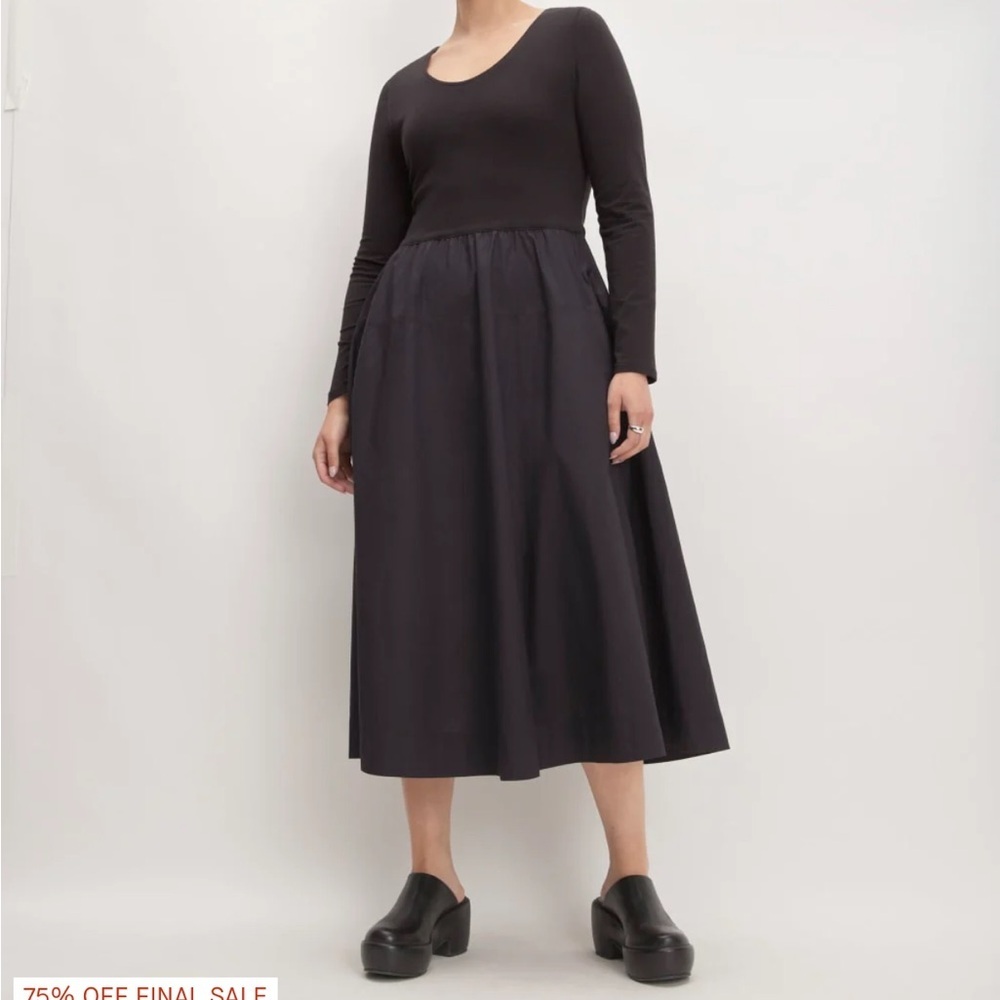 Everlane Long Sleeve Riviera Black Dress Women’s Small